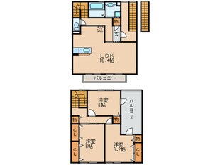 カーサ ｄａ ソルチの物件間取画像